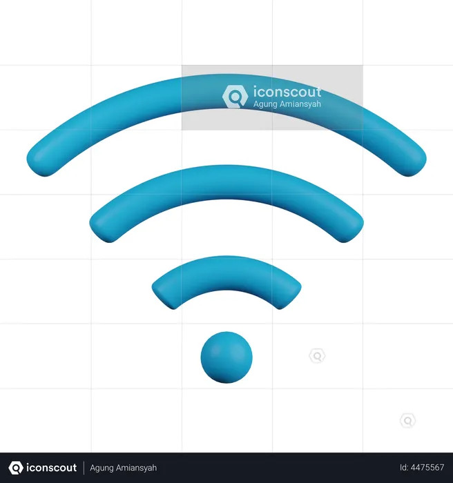 Wi-fi  3D Illustration