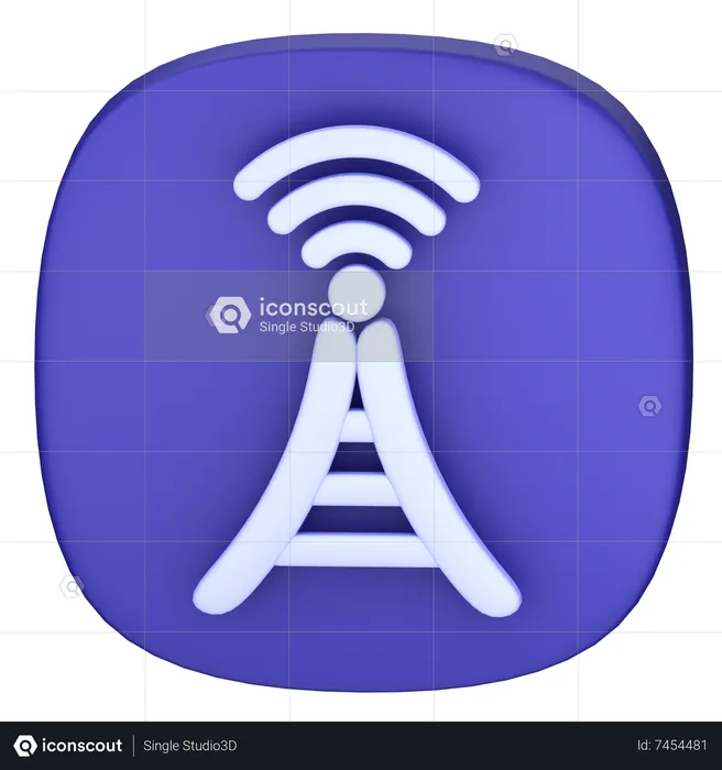 Wi-fi  3D Icon