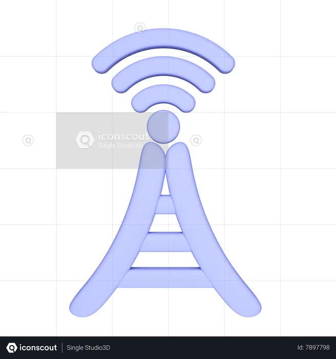 Wi-fi  3D Icon