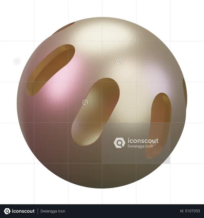 Boule de wiffle  3D Icon