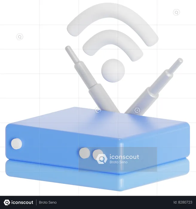 Wifi  3D Icon