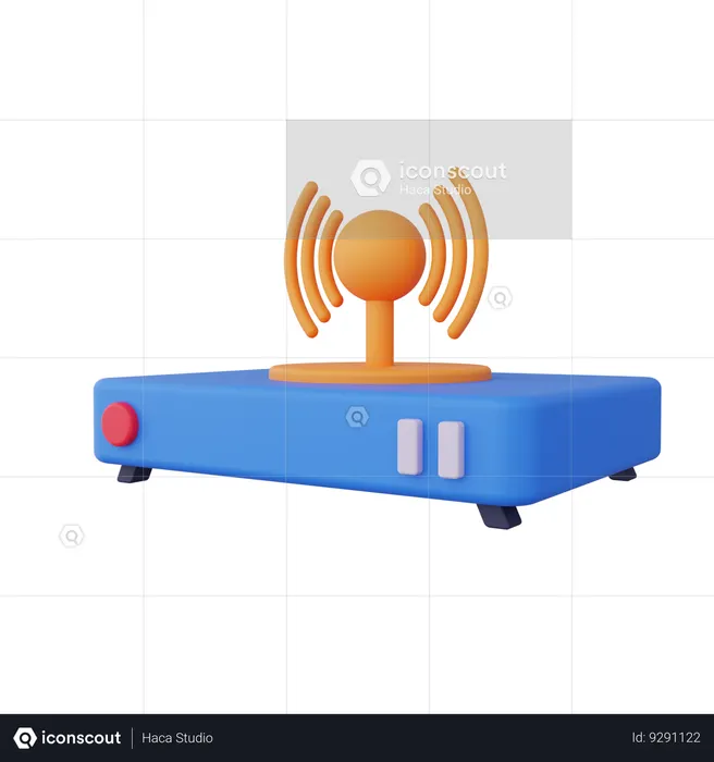 Wifi  3D Icon
