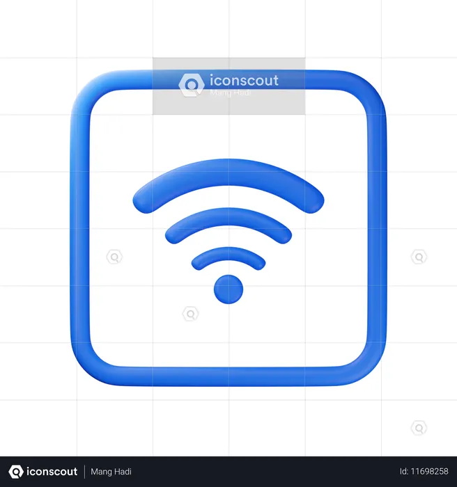 Wifi  3D Icon