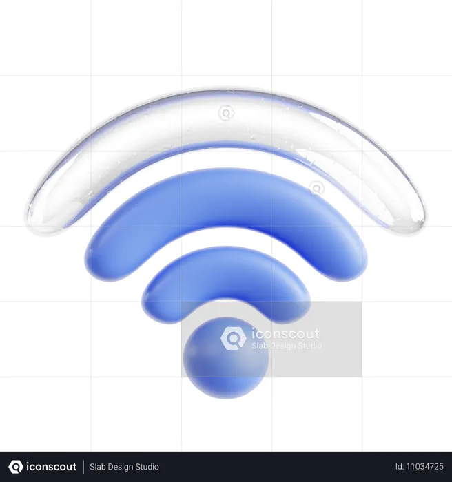 Wifi  3D Icon