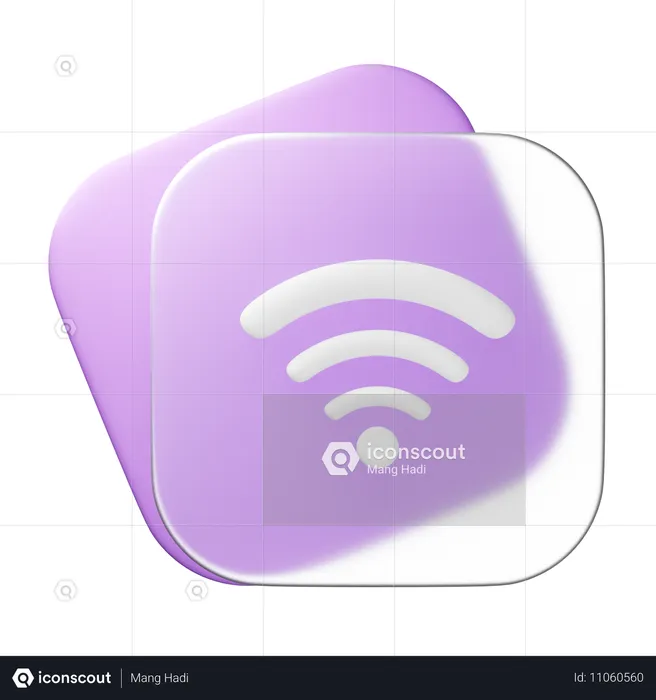 Wifi  3D Icon