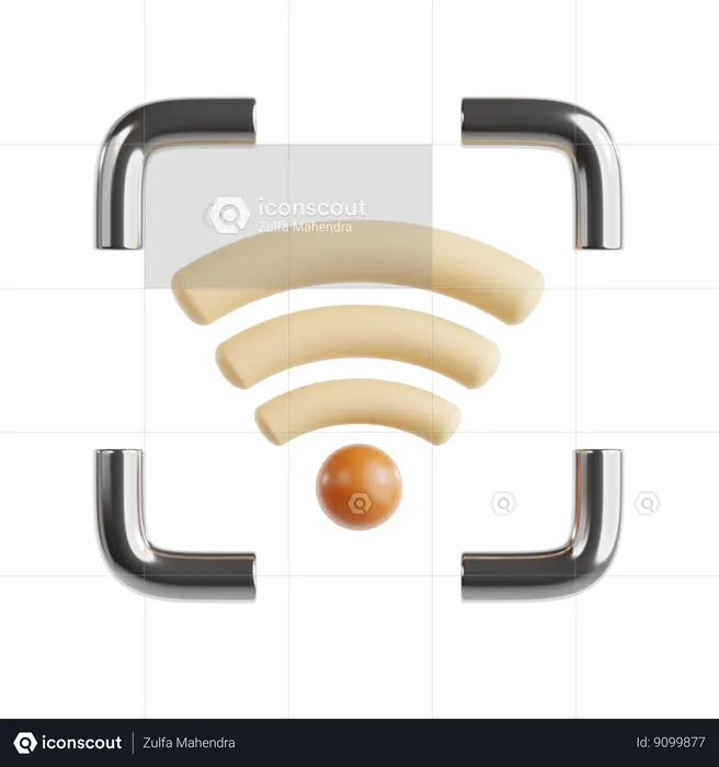 Wifi  3D Icon