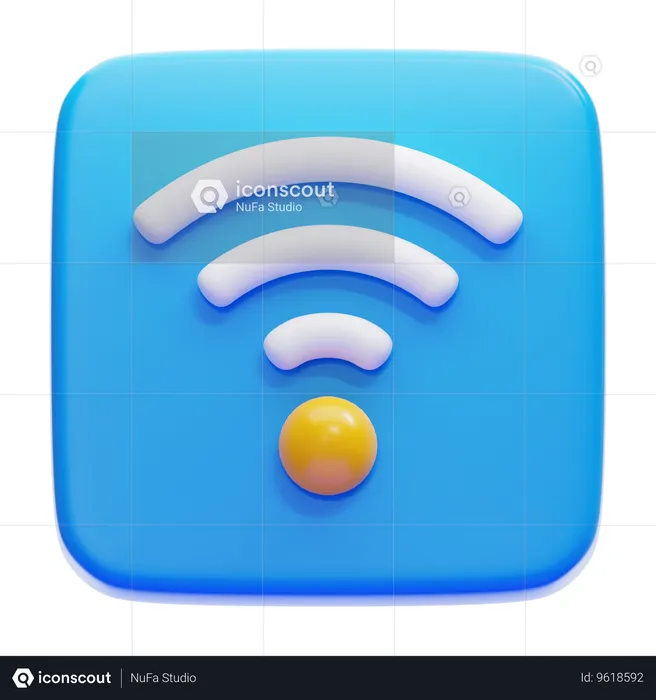 WIFI  3D Icon