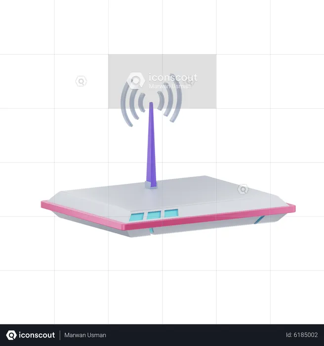 Wifi Device  3D Icon