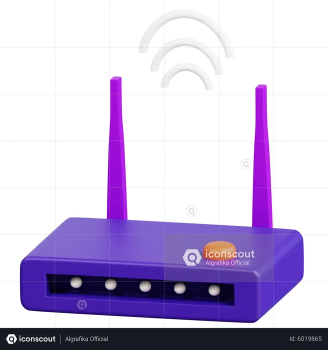 Wifi Device  3D Icon