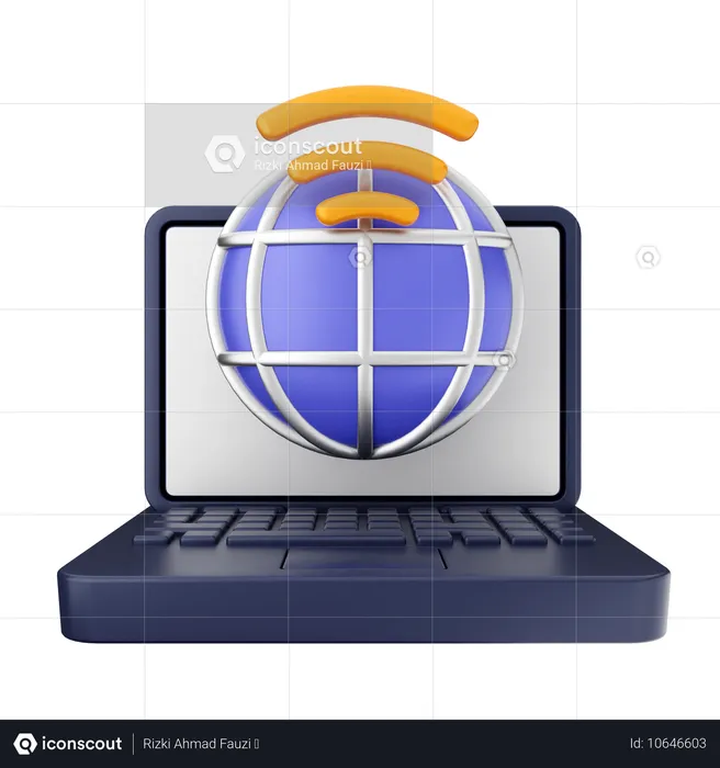 Internet wifi  3D Icon