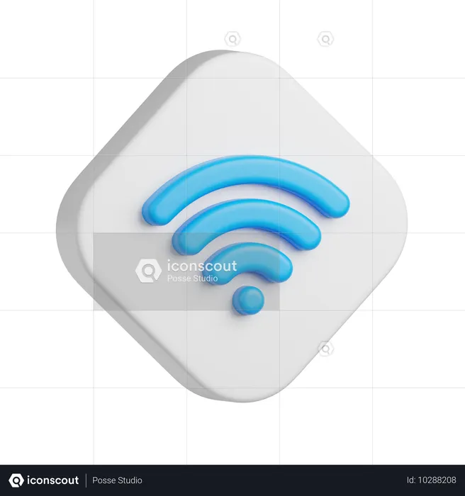 와이파이 표시  3D Icon