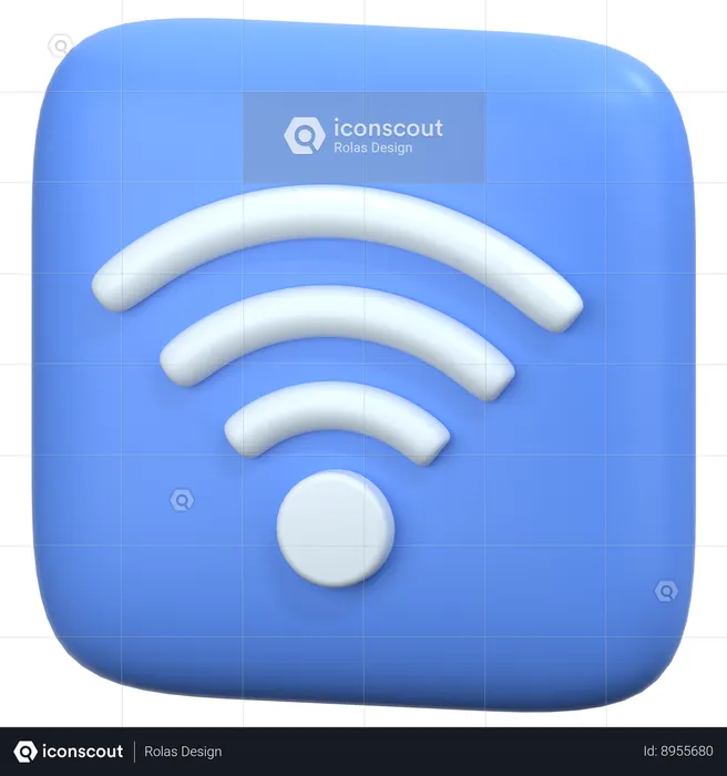 Wifi signal  3D Icon