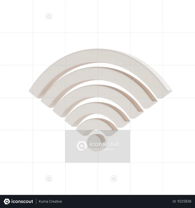 Wifi Signal  3D Icon