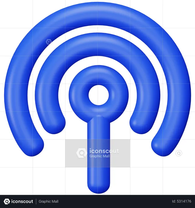 Wifi Tethering  3D Icon