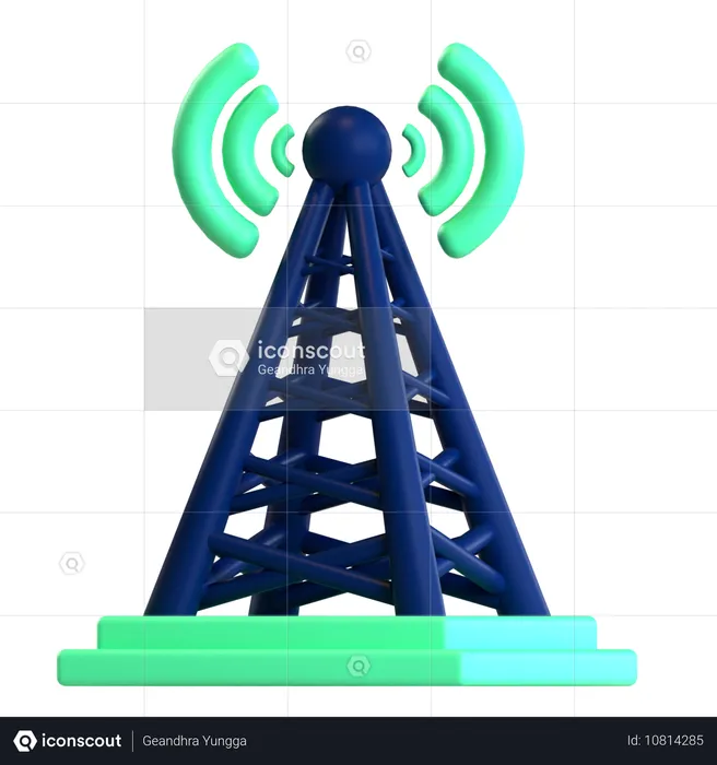 Wifi tower  3D Icon