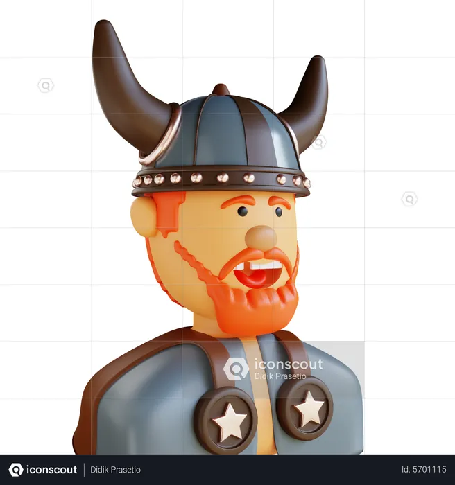 Wikinger  3D Icon