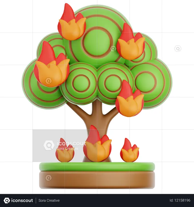 Wildfire  3D Icon