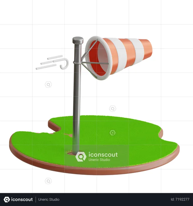 Wind Socket  3D Icon