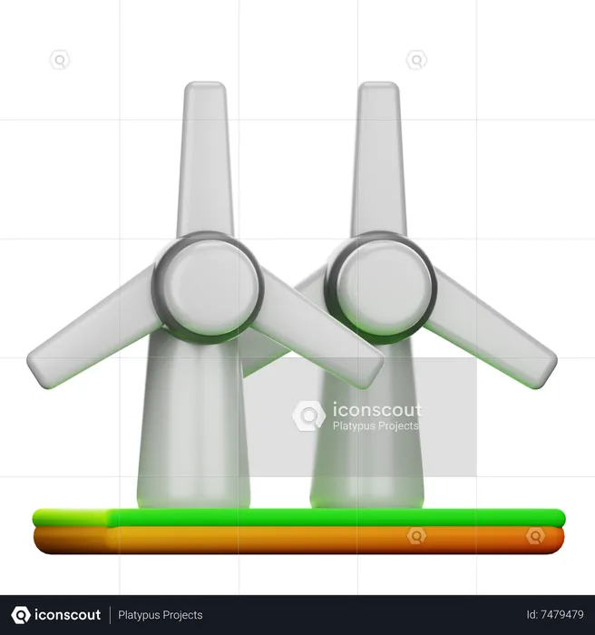 Windmill  3D Icon