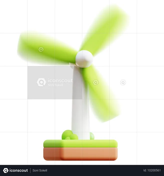 Windmill  3D Icon