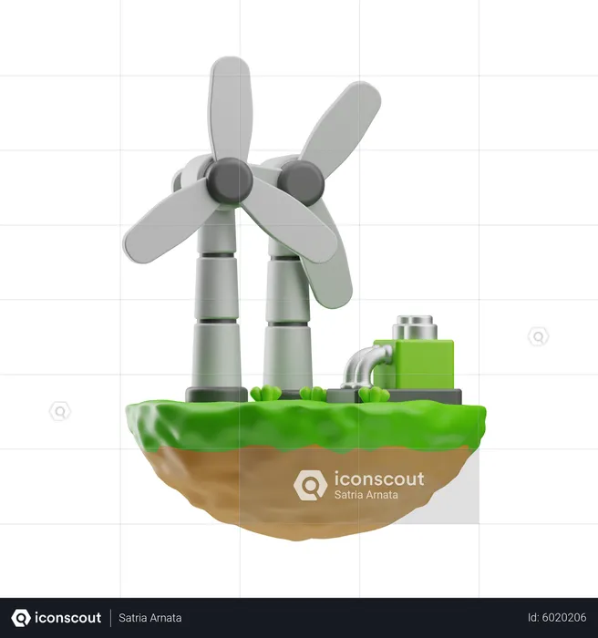 Windmill  3D Icon