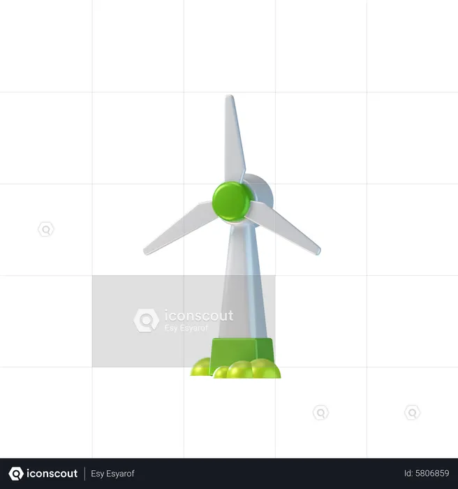 Windmühle  3D Icon