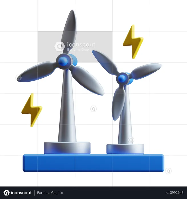 Windmühle  3D Icon