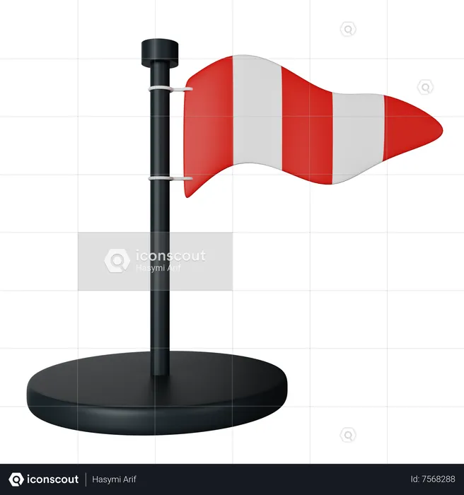 Windsock  3D Icon