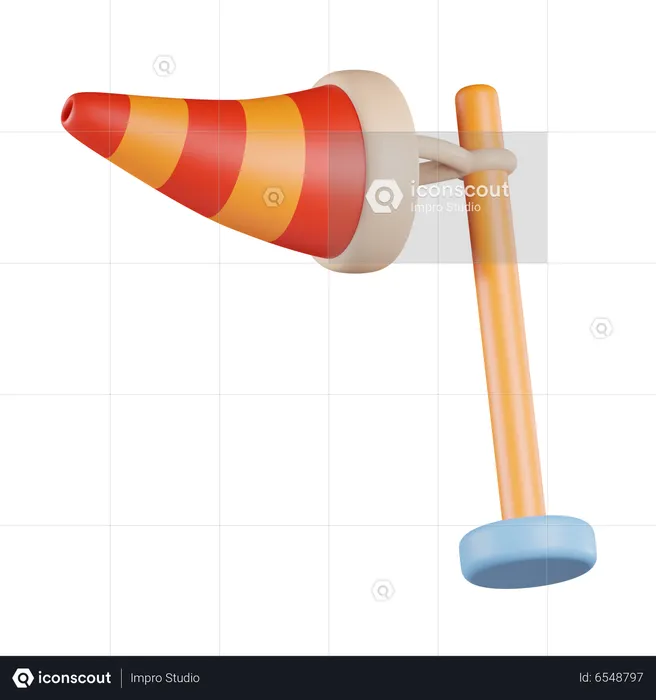 Windsock  3D Icon