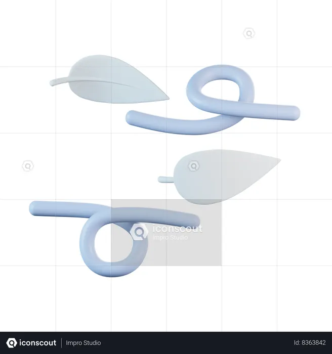 Windy  3D Icon