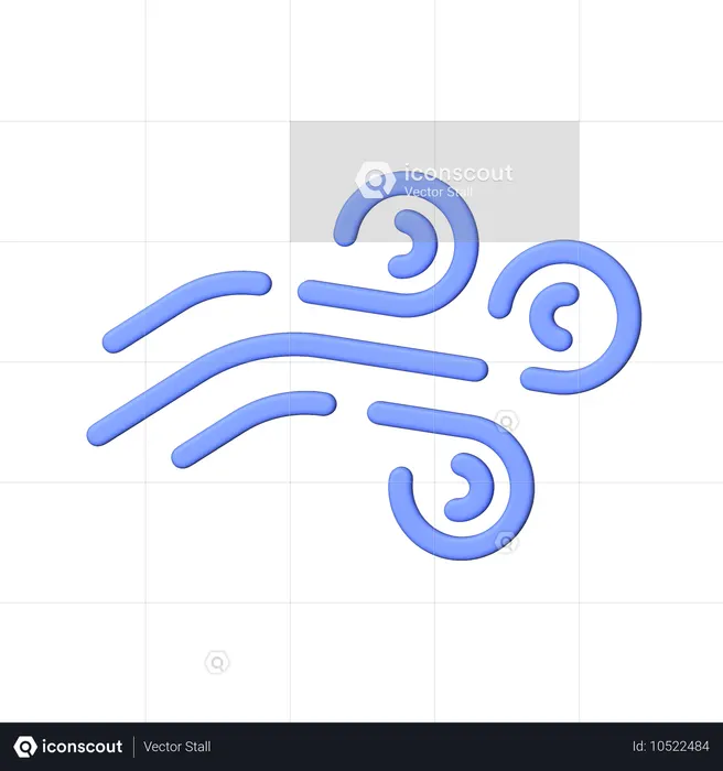 Windy  3D Icon