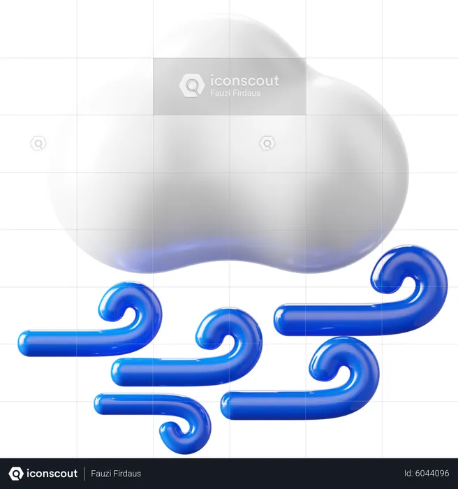 Windy  3D Icon