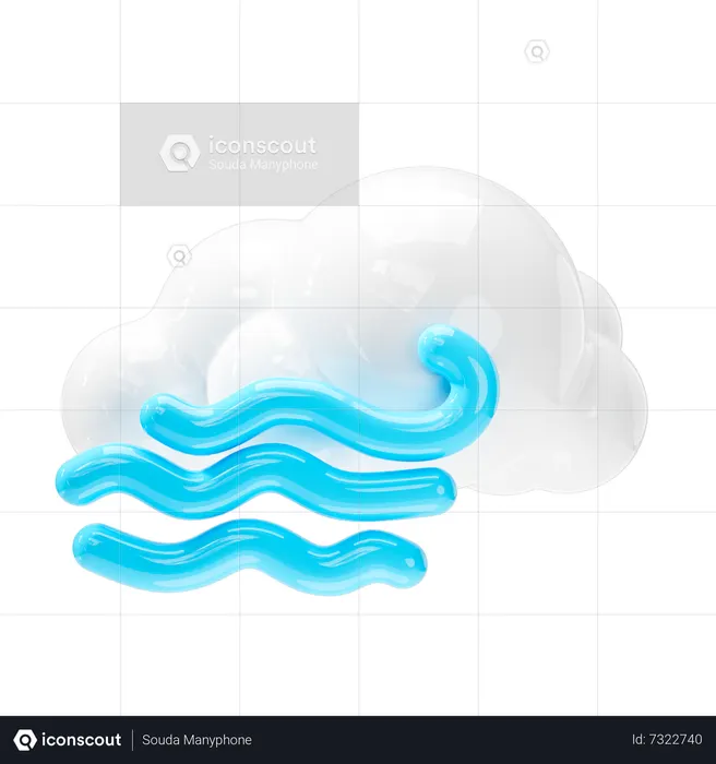 Windy Day  3D Icon