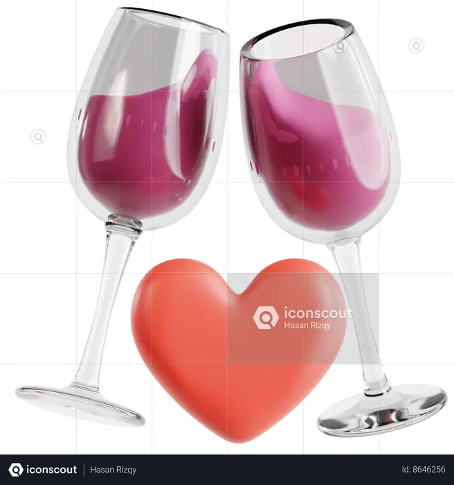 Wine  3D Icon