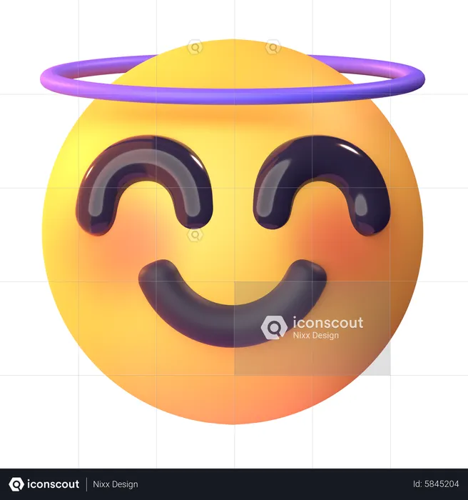 Wink Emoji 3D Icon