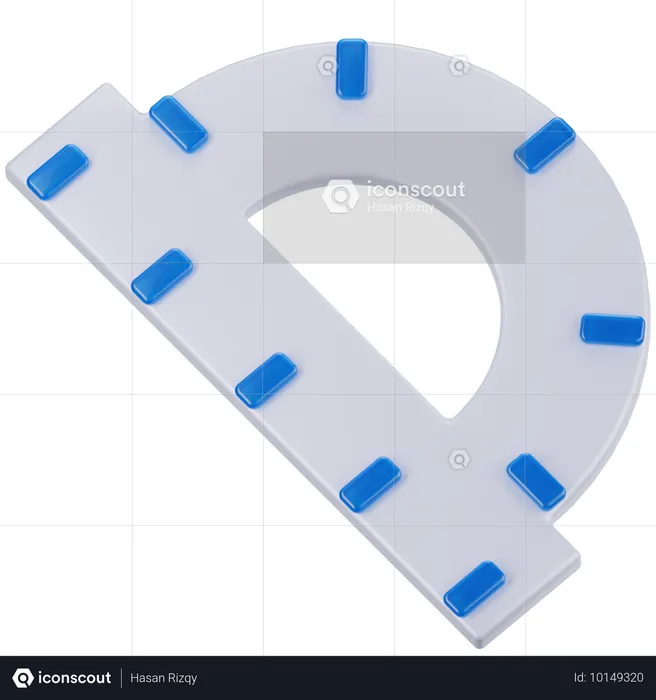 Winkelmesser  3D Icon