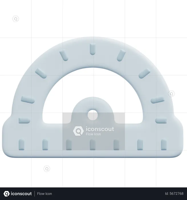 Winkelmesser  3D Icon