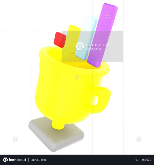 Winner Analysis  3D Icon
