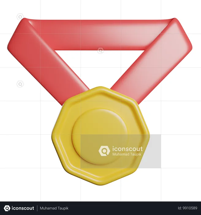 Winner Medal  3D Icon