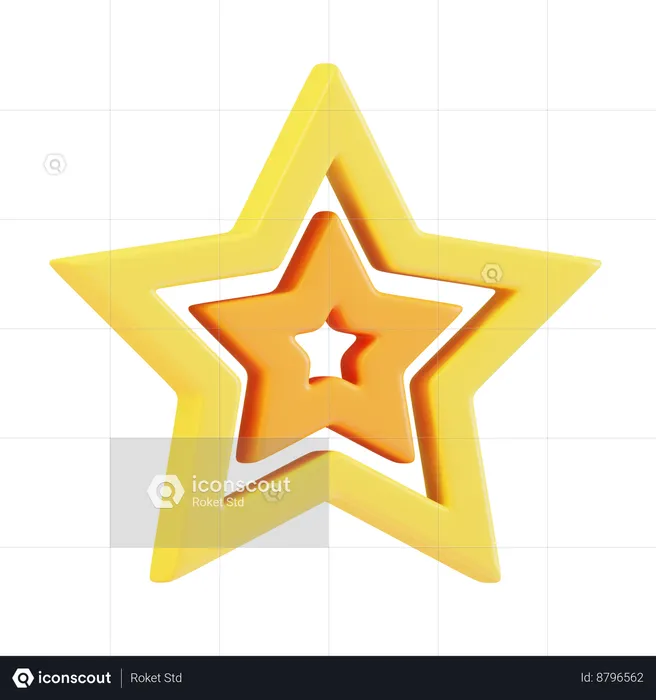 Winner Star  3D Icon