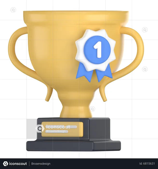 Winner trophy  3D Icon