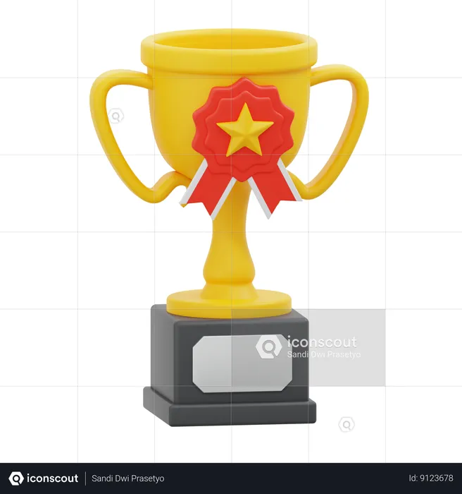 Winning Cup  3D Icon