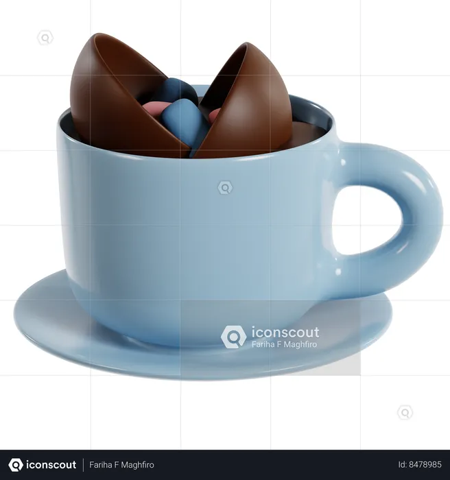 Winter Chocolate Indulgence  3D Icon