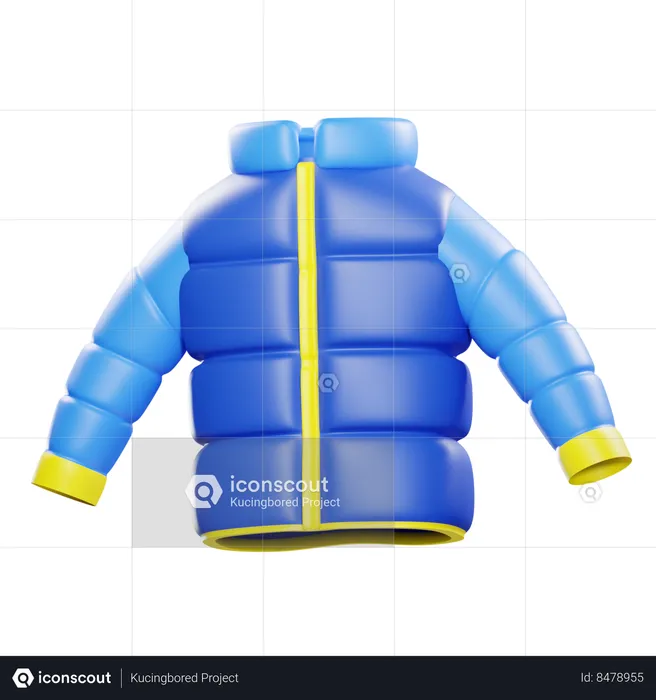 WINTER COAT  3D Icon