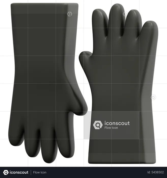 Winter Gloves  3D Icon