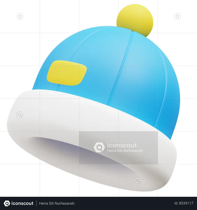 Winter Hat  3D Icon