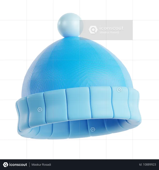 Winter Hat  3D Icon