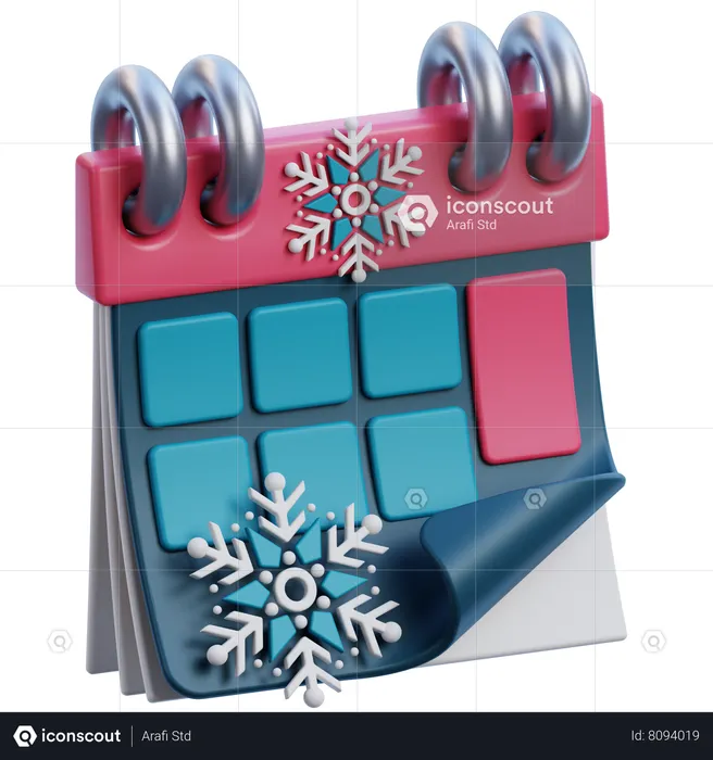 Winter Season  3D Icon