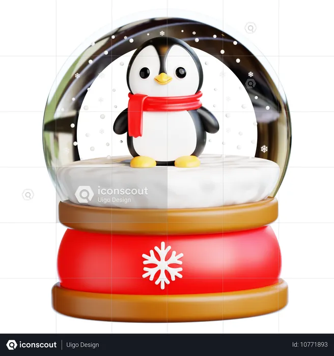 Winter Snow Globes  3D Icon