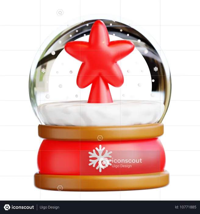 Winter Snow Globes  3D Icon